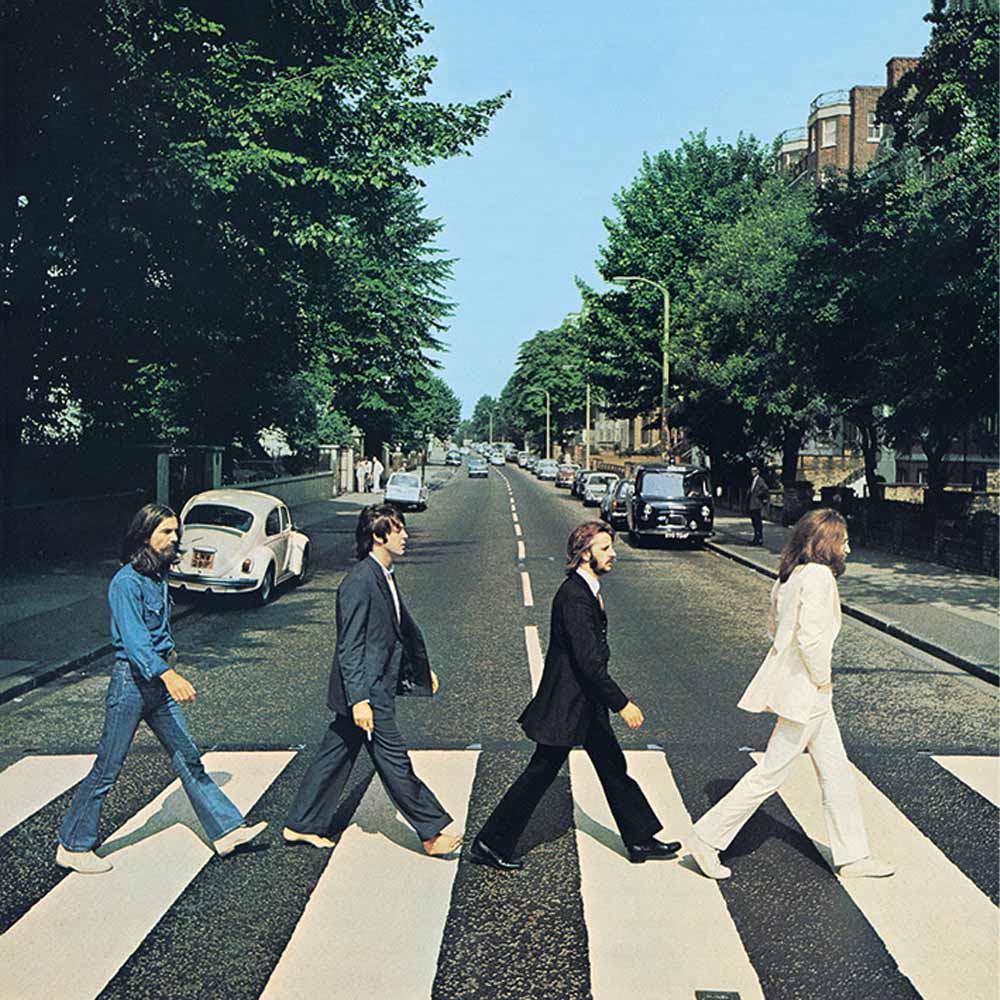 THE BEATLES - (来日 60周年 ) - ABBEY ROAD / キャンバス・プリント木枠(40×40×3.8cm)